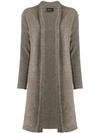 Andrea Ya'aqov Mid-length Cardi-coat In Neutrals