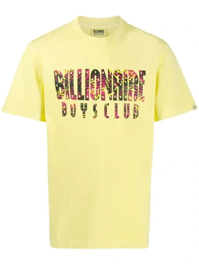 Billionaire Boys Club Logo Print T-shirt In Yellow