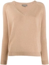 N•peal Bold Stripe Jumper In Neutrals