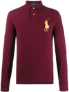 Polo Ralph Lauren Poloshirt Mit Logo-stickerei In Red