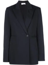 The Row Off Centre Button Blazer In Black