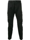 Dsquared2 Skinny Fit Cargo Pants In 900 Balck
