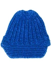 Missoni Knitted Beanie In Blue