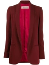 Blanca Open Front Blazer In Red