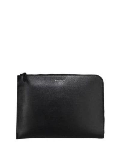 Burberry Edson Document Case In Black