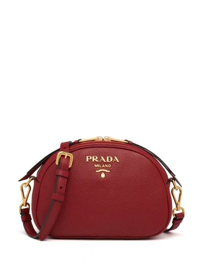 Prada Odette Shoulder Bag In Red