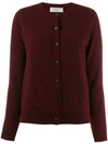 Pringle Of Scotland Knit Buttoned Cardigan In Red