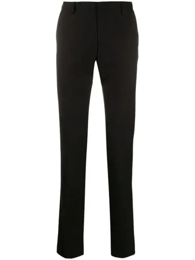 Paul Smith Tailored Straight Leg Trousers In Black