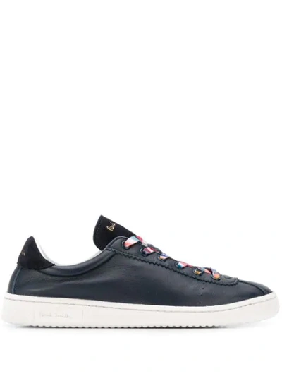Paul Smith Swirl Lace Trainers In Blue