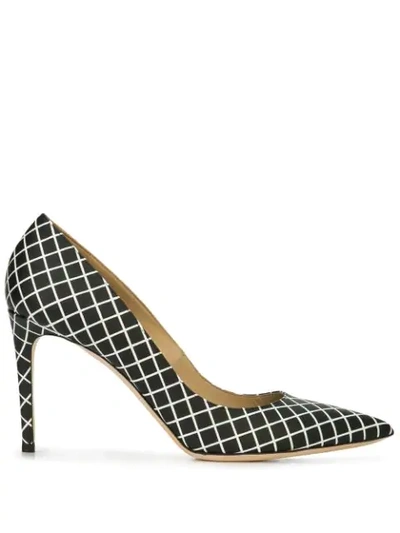 Repetto Crisscross Pattern Pumps In Black