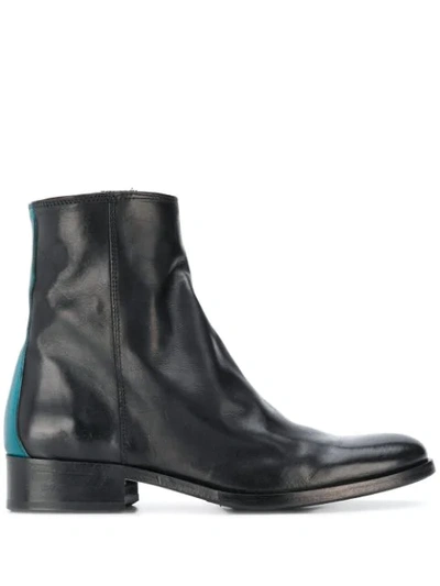 Paul Smith Zip-up Ankle Boots In Black