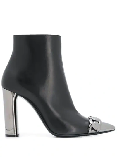 Casadei Heeled Ankle Boots In Black