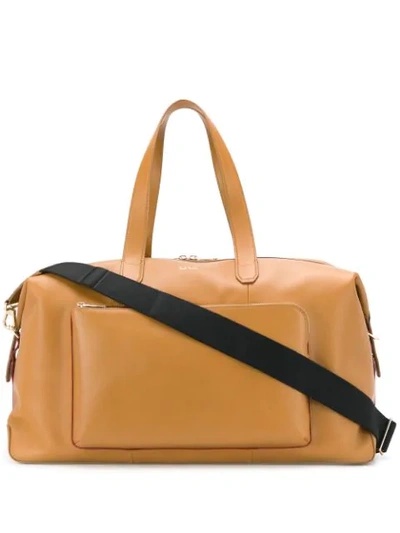Paul Smith Large Zipped Holdall In Tan