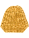 Missoni Knitted Beanie In Gold