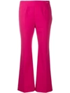 Les Copains Cropped-length Trousers In Pink
