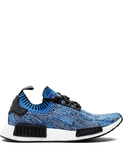 Adidas Originals Nmd_r1 Primeknit "camo Pack" Trainers In Blue
