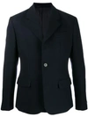 Prada Single-breasted Blazer In Blue