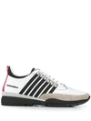 Dsquared2 Continuativa Stripes Sneakers In White