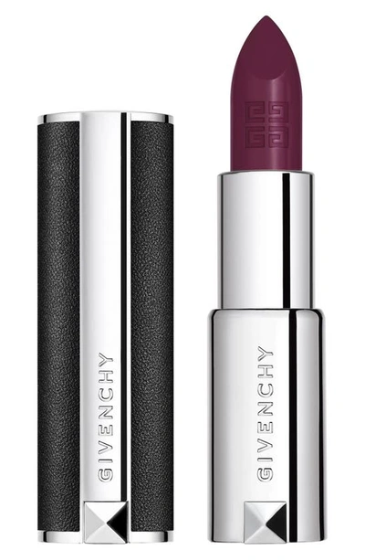 Givenchy Le Rouge Satin Matte Lipstick In 218 Violet Audacieux