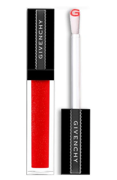 Givenchy Gloss Interdit Vinyl N12 Rouge Thriller 0.21 oz/ 6 ml In N11 Bold Orange