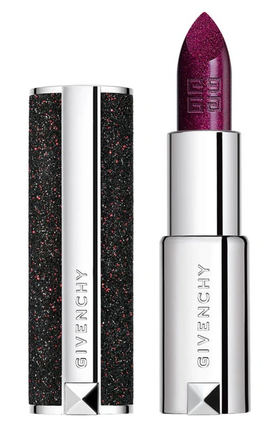 Givenchy Le Rouge Night Noir Sheer Sparkling Lipstick In 5 Night Plum