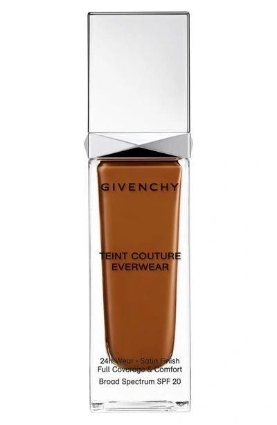 Givenchy Teint Couture Everwear 24h Wear Foundation Spf 20 In P400 Deep With Cool Undertones