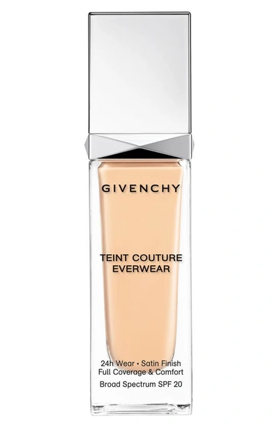 Givenchy Teint Couture Everwear 24h Foundation Spf 20 P100 1 oz/ 30 ml In P100 Fair With Cool Undertones