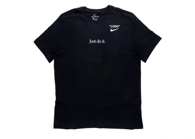 Pre-owned Nike  X Virgil X Serena Tee Black