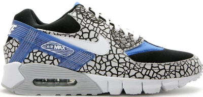 Pre-owned Nike  Air Max 90 Current Hufquake In Black/white-neutral Grey-pacific Blue