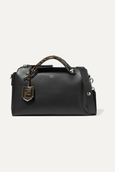 Fendi By The Way Medium Leather Shoulder Bag In Black