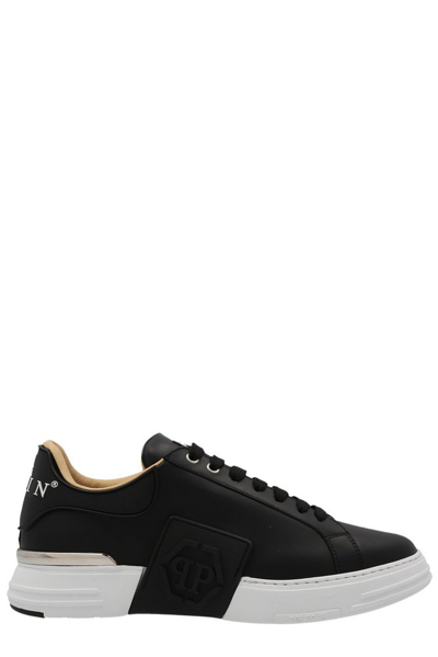 Philipp Plein Low Top Trainers In Black