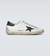 Golden Goose Super-star Low-top Sneakers In White,grey,black