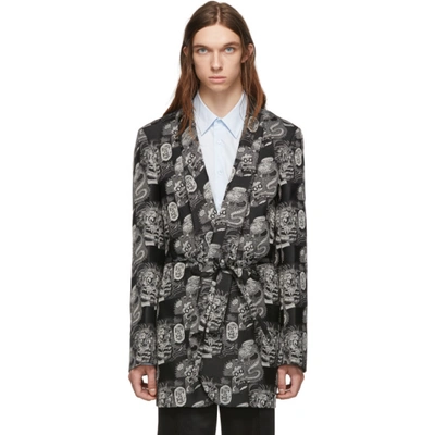 Comme Des Garçons Homme Deux Comme Des Garcons Homme Plus Black Buy Or Die Blazer In 1 Black