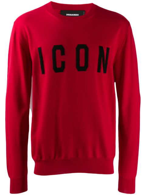 Dsquared2 Icon Jumper In Red | ModeSens