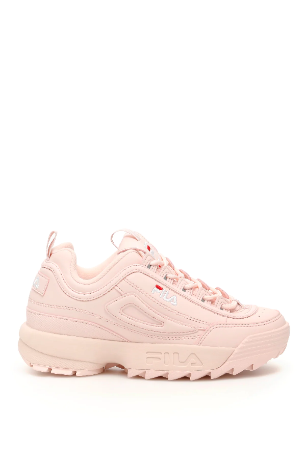 pink disruptor fila