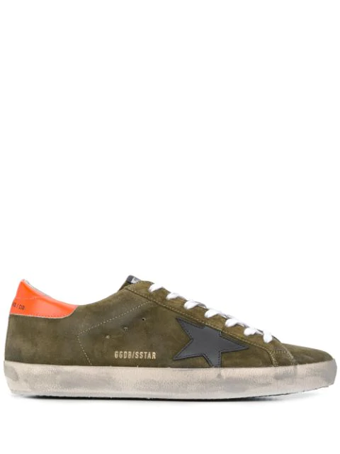 green suede golden goose
