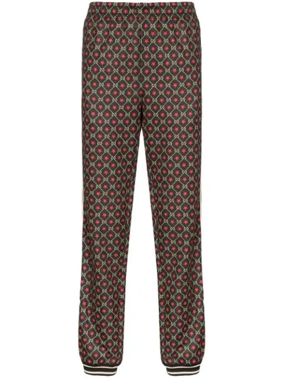 Gucci Gg Star Print Track Trousers In Multicolour