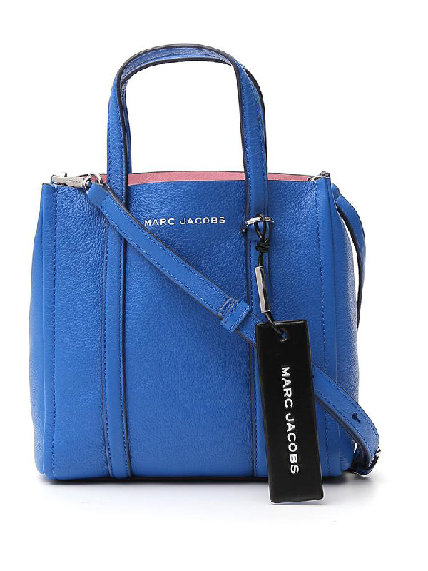 Marc Jacobs The Mini Tag Tote Bag In Blue | ModeSens