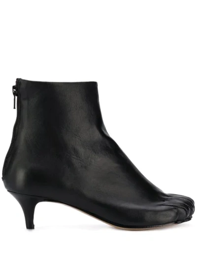 Mm6 Maison Margiela Stivaletto Boots In Black