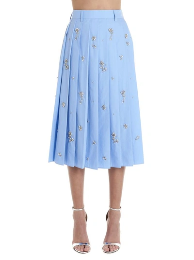 Prada Light Blue Skirt