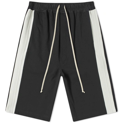 Rick Owens Black Cotton Shorts