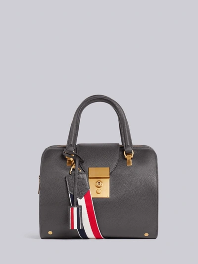 Thom Browne Deerskin Exclusive Mrs. Thom Jr. Bag In Grey