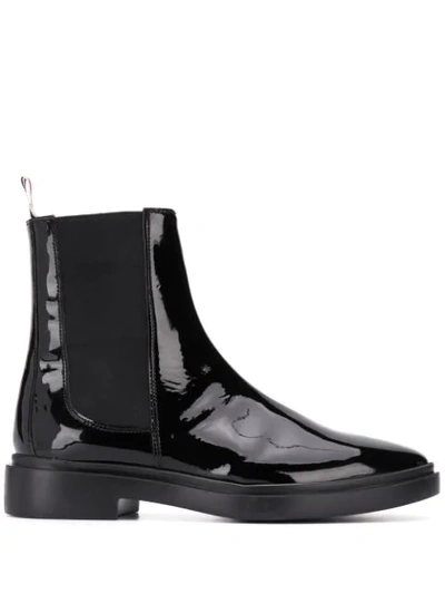 Thom Browne Weiche Chelsea-boots In Black