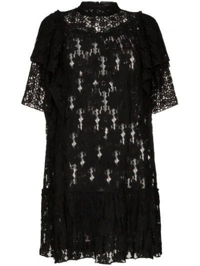 Isabel Marant Étoile Venus Cotton Lace Dress In Black