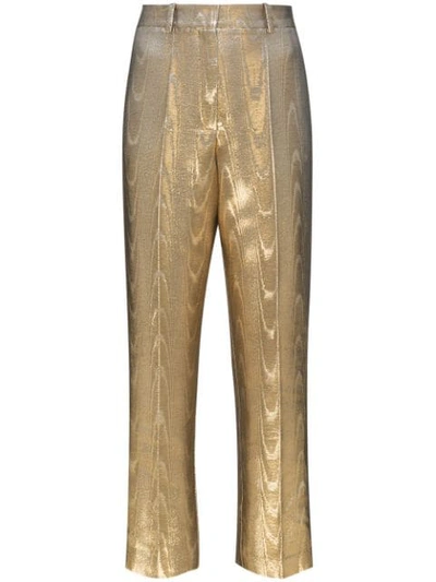 Racil Michael Trousers In Gold