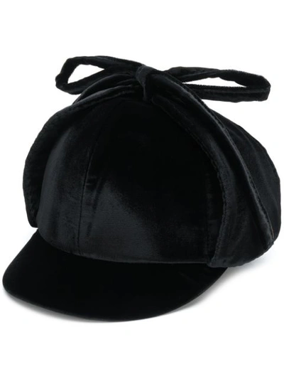 Miu Miu Deerstalker-style Cap In Black