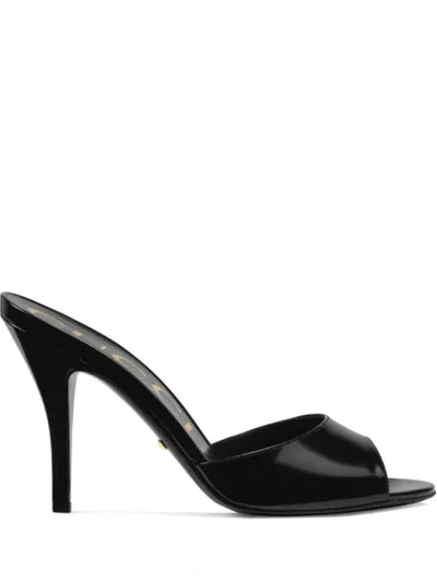 Gucci Scarlet Slip-on Sandal In Black