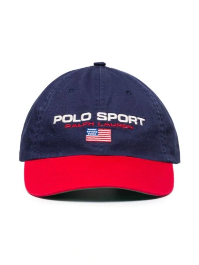 Polo Ralph Lauren Logo-embroidered Baseball Cap In Blue