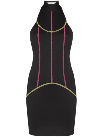 Kirin Peggy Gou Kirin Contrast Piping Mini Dress In Black