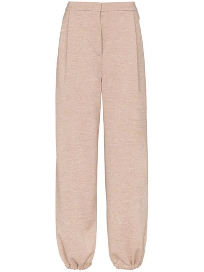 Roksanda Jersey Track Pants In Neutrals